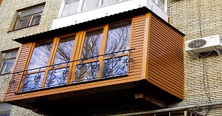 Внешняя отделка балкона Клинцы цена от 1022 руб. м/2.